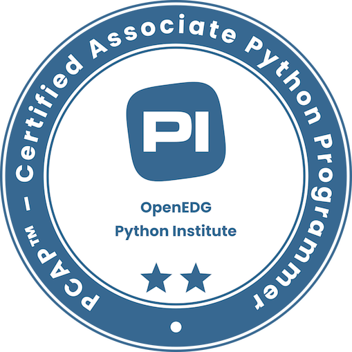 PCAP - Certified Associate Python Programmer
